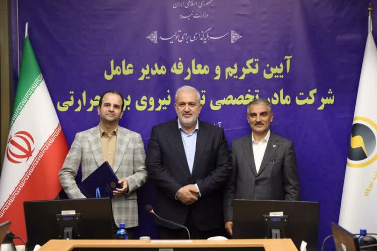 سرپرست شرکت مادر تخصصی برق حرارتی منصوب شد