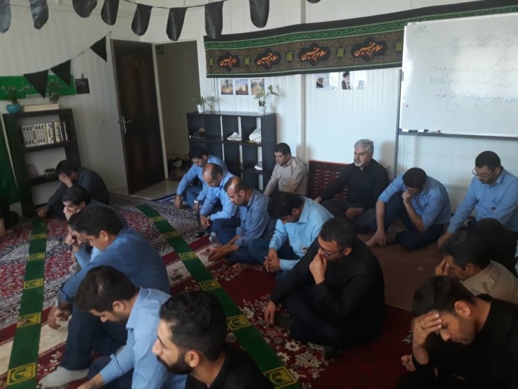  برگزاری مراسم عزاداری سرور و سالار شهیدان در نیروگاه زاگرس کوثر