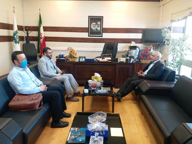 نشست مشترک مدیر عامل و مسئول امور مالی نیروگاه با مدیر کل امور مالیاتی استان کرمانشاه