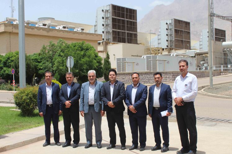 بازدید مدیران ارشد بانک سپه استان کرمانشاه از نیروگاه زاگرس کوثر